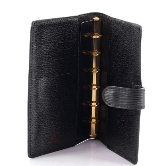 AUTHENTIC Epi PM Planner | Louis Vuitton | Black Contour - Picture 3 of 3